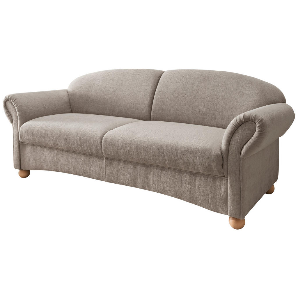 Thumbnail - Livetastic 2-Sitzer-Sofa Torello, Taupe, Textil, Buche, Uni, 151x94x80 cm, Made in EU, Typenauswahl, Rücken echt, Wohnzi...