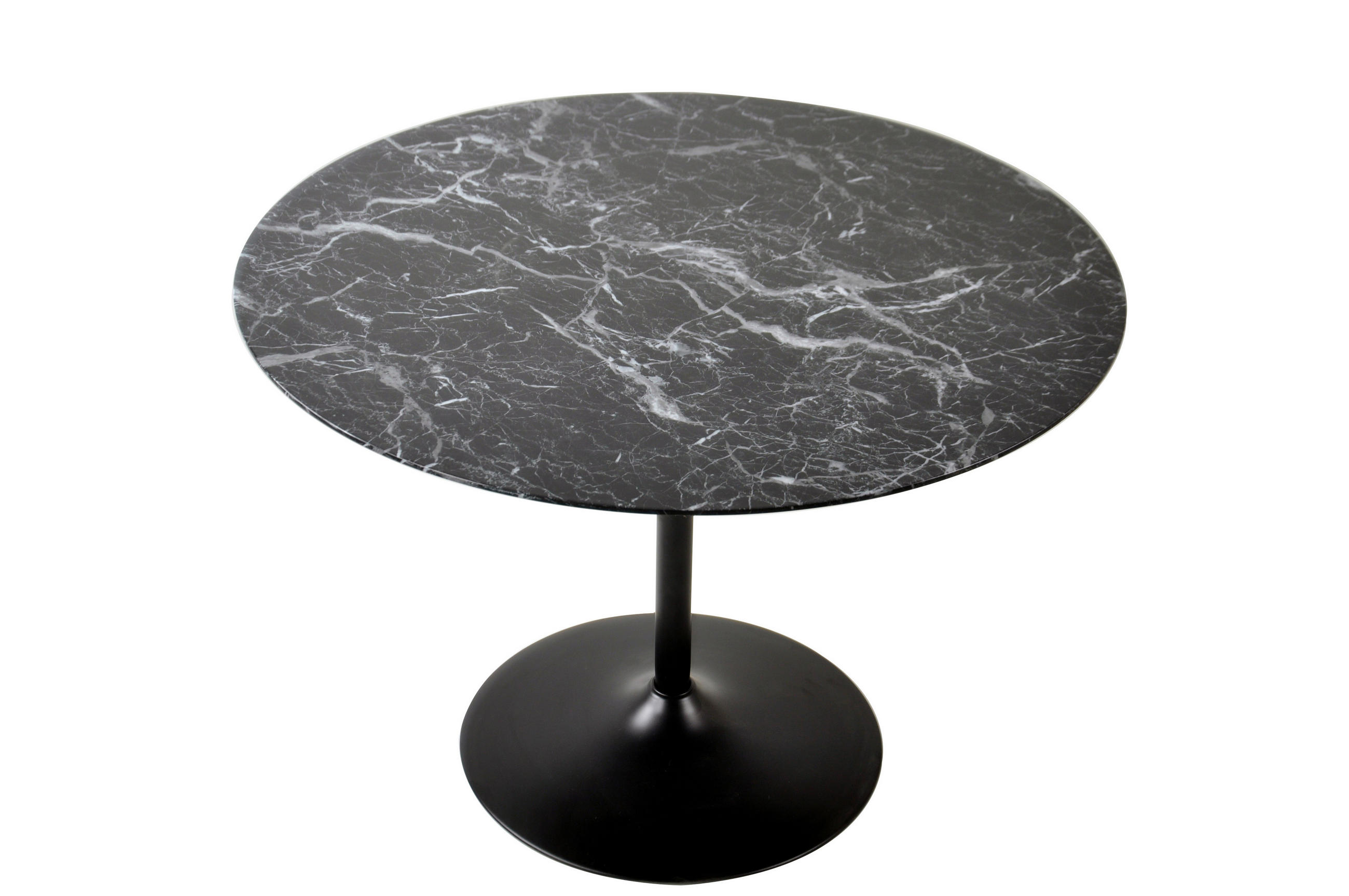 ESSTISCH in Holzwerkstoff 110/110/75 cm  - Schwarz, MODERN, Holzwerkstoff/Metall (110/110/75cm) - Livetastic