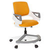 JUGENDDREHSTUHL Orange  - Weiß/Orange, Basics, Kunststoff (53/80-93/60cm) - MID.YOU
