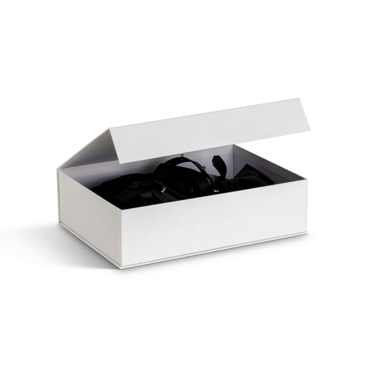 AUFBEWAHRUNGSBOX    23/31.5/9 cm  - Weiß, Basics, Karton/Papier (23/31.5/9cm)
