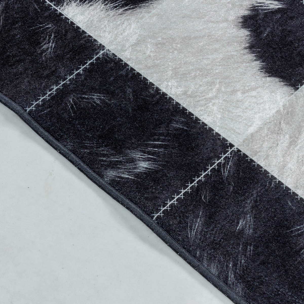 FLACHWEBETEPPICH 160/230 cm Fiesta Creme, Schwarz  - Creme/Schwarz, Design, Leder/Textil (160/230cm) - Novel