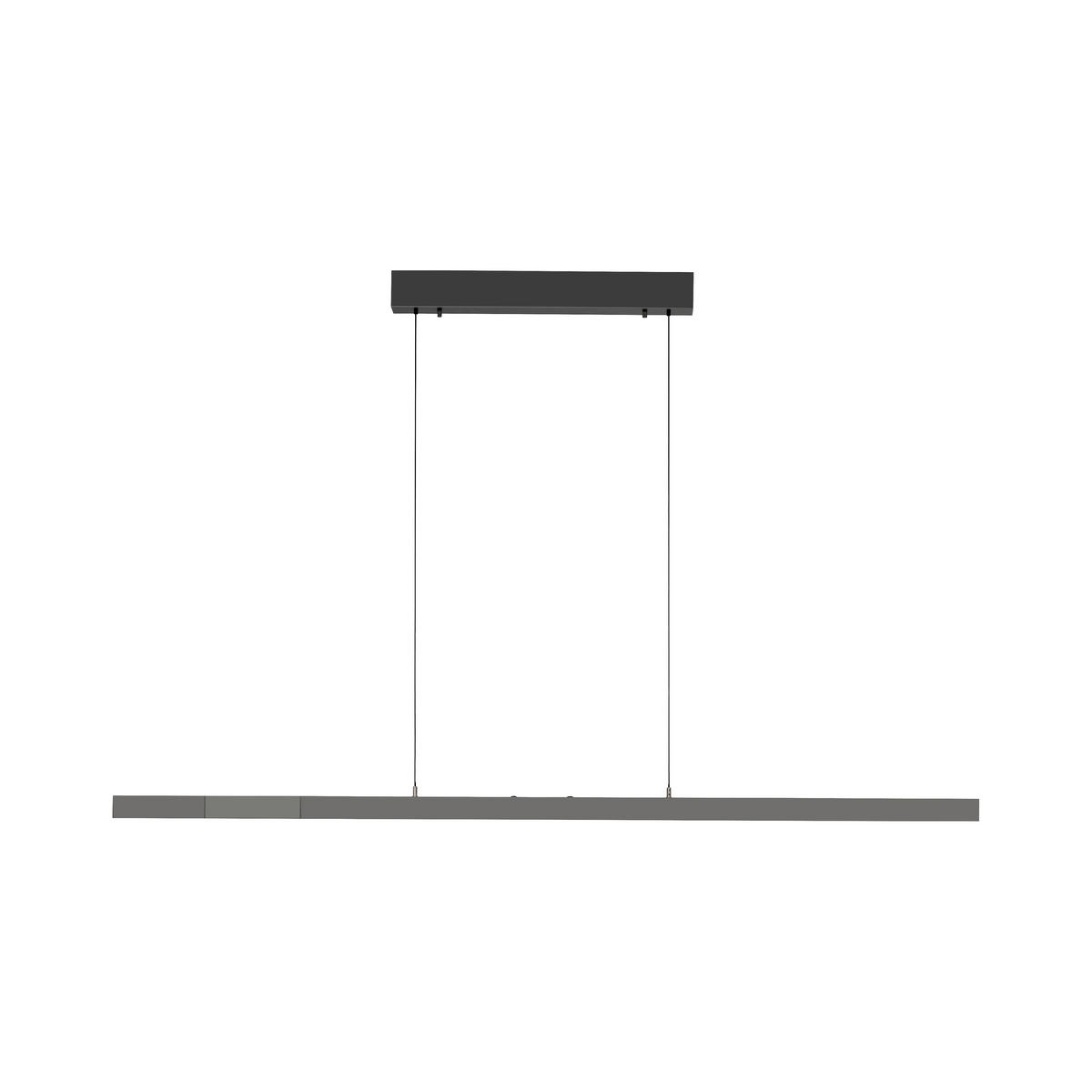 LED-HÄNGELEUCHTE 179/55/150 cm  - Anthrazit, Design, Kunststoff/Metall (179/55/150cm)