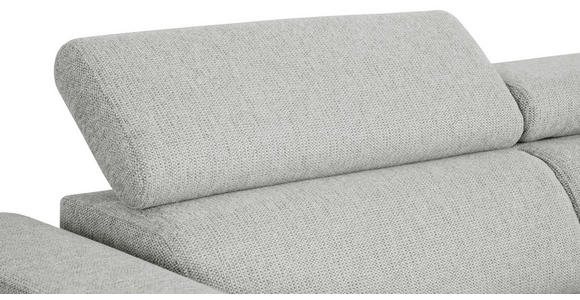 ECKSOFA Grau Struktur - Schwarz/Grau, Design, Kunststoff/Textil (284/205cm) - Xora