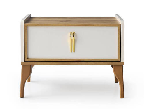 NOĆNI STOČIĆ krem  - krem, Osnovno, pločasti materijal/plastika (60/45/43cm) - Cantus