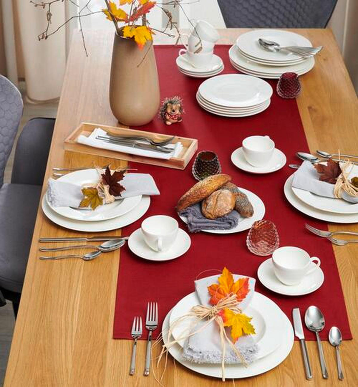 KOMBISERVICE Weiß Basic White 30-teilig 6 Personen  - Weiß, Basics, Keramik (39,4/39,4/33,8cm) - Villeroy & Boch
