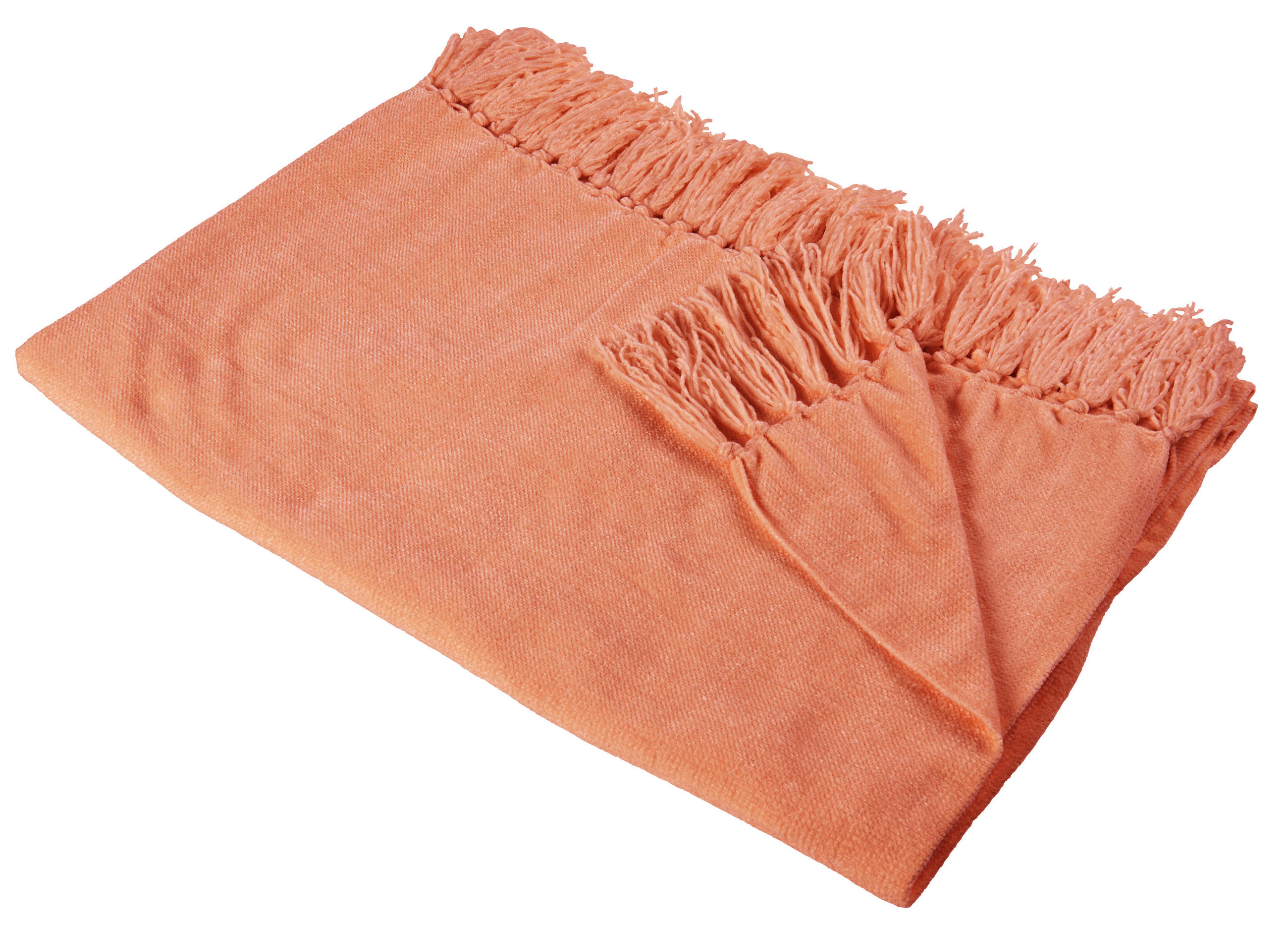 DECKE 127/152 cm  - Orange, Basics, Textil (127/152cm) - Novel