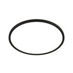 LED-DECKENLEUCHTE 42/2,9 cm   - Schwarz, Basics, Kunststoff (42/2,9cm) - Novel