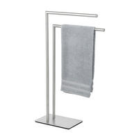 HANDTUCHSTÄNDER - Edelstahlfarben, Basics, Metall (48/80,5/20cm) - Wenko