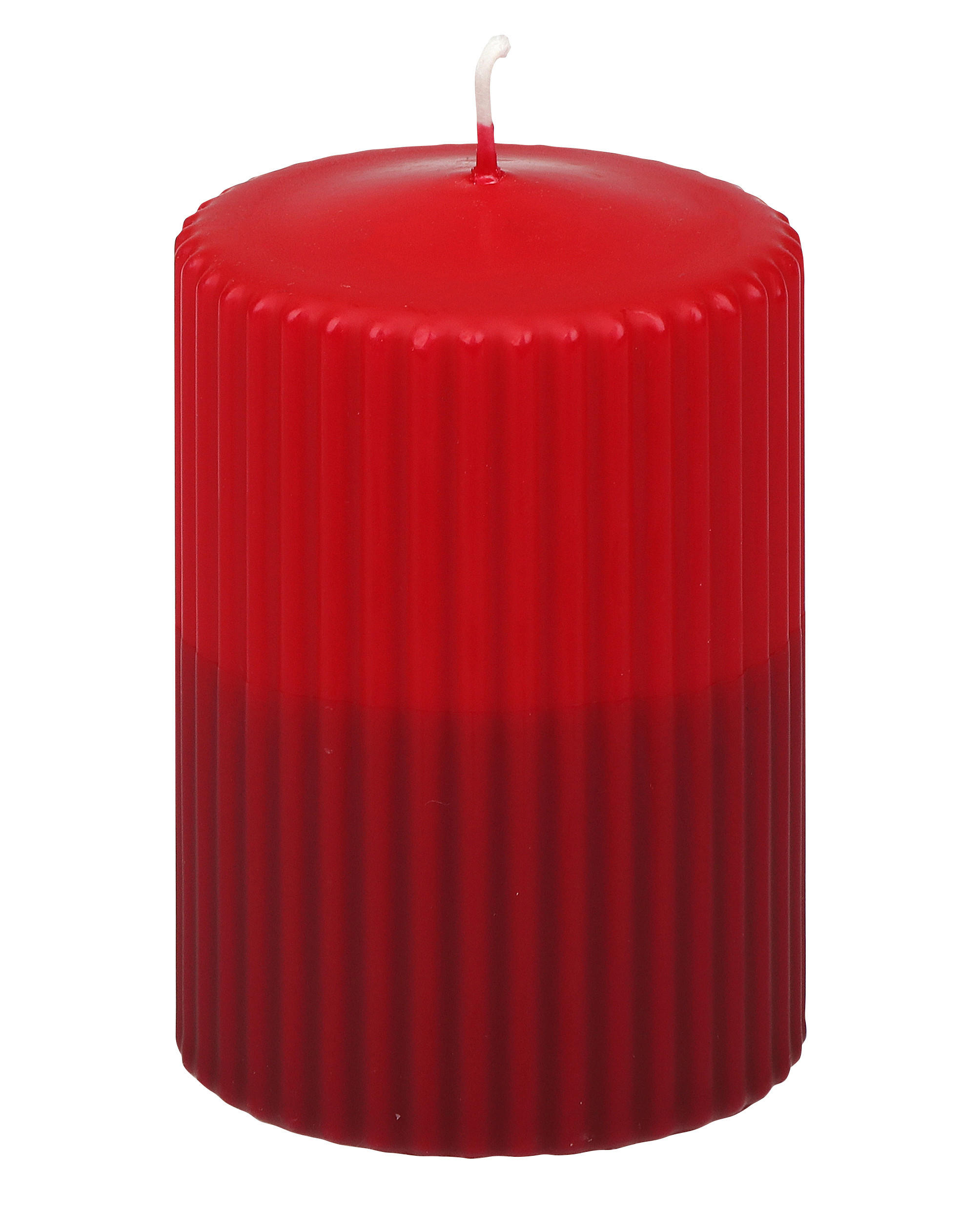 KERZE - Rot, Basics, Paraffin (6,8/12,0cm) - Steinhart