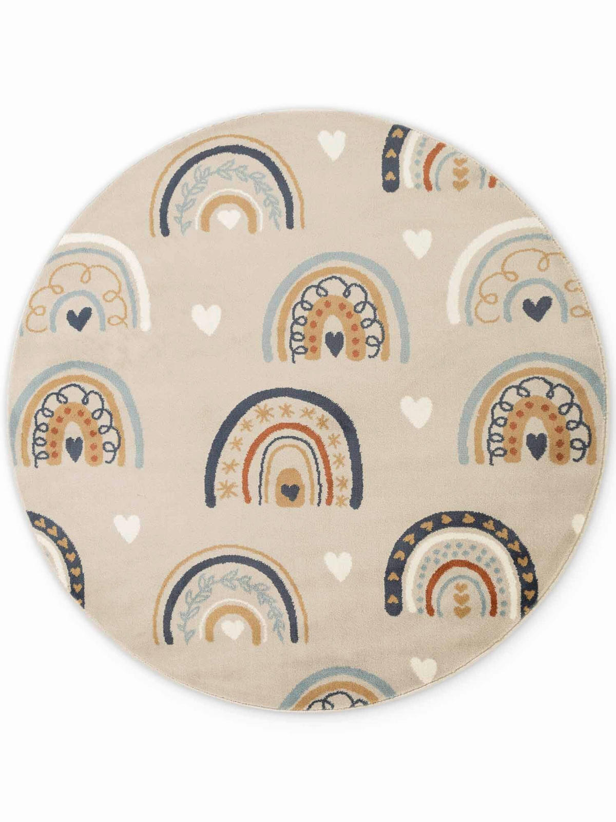 KINDERTEPPICH 160 cm Adventures Regenbogen  - Beige/Multicolor, Design, Kunststoff/Textil (160cm) - Hanse Home