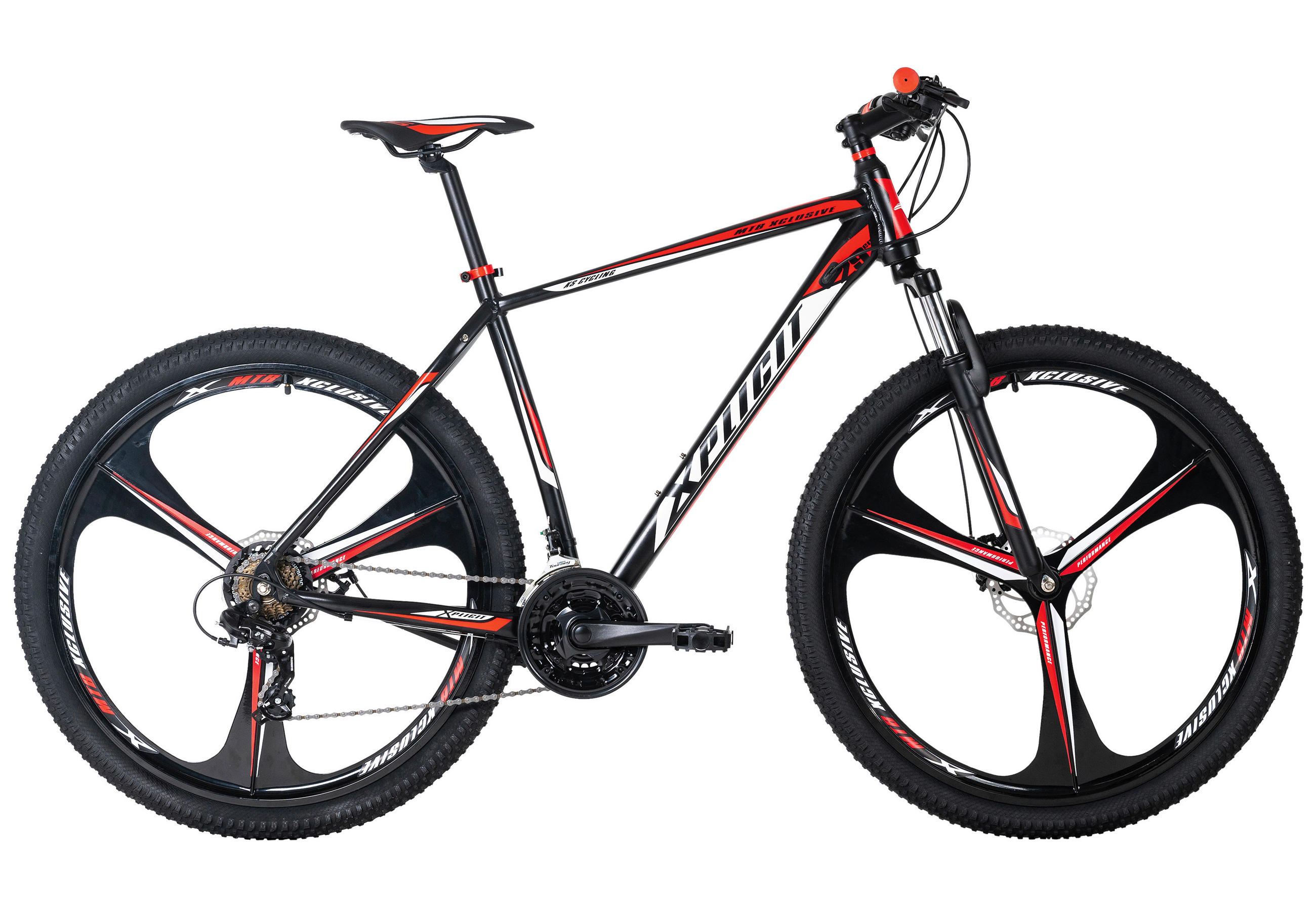 MOUNTAINBIKE 29 Zoll  - Rot/Schwarz, Basics, Metall (139/76/21cm) - Atrigo