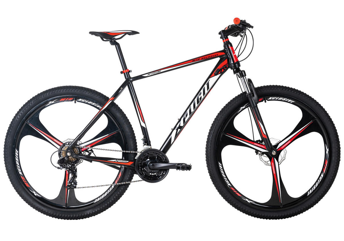 MOUNTAINBIKE 29 Zoll  - Rot/Schwarz, Basics, Metall (139/76/21cm) - Atrigo