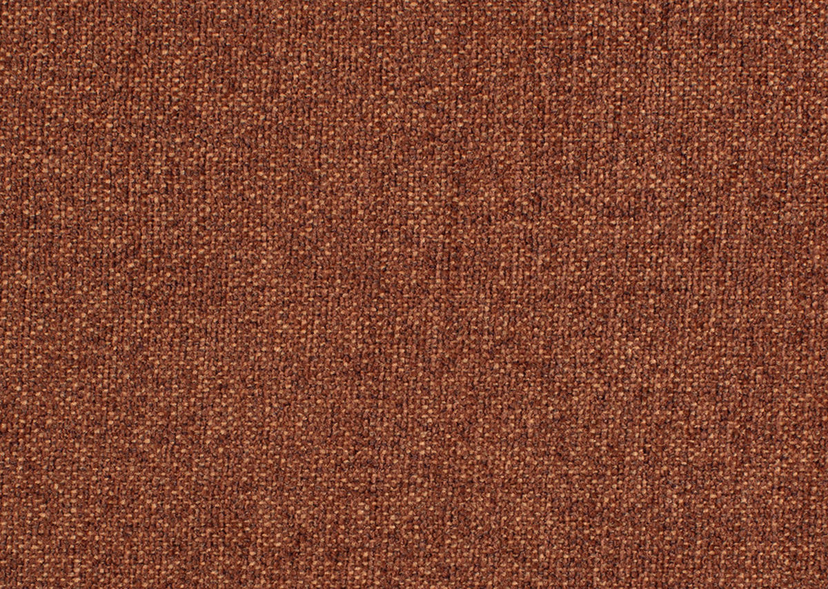 ECKSOFA in Flachgewebe Rostfarben  - Rostfarben/Silberfarben, Design, Textil/Metall (306/174cm) - MID.YOU
