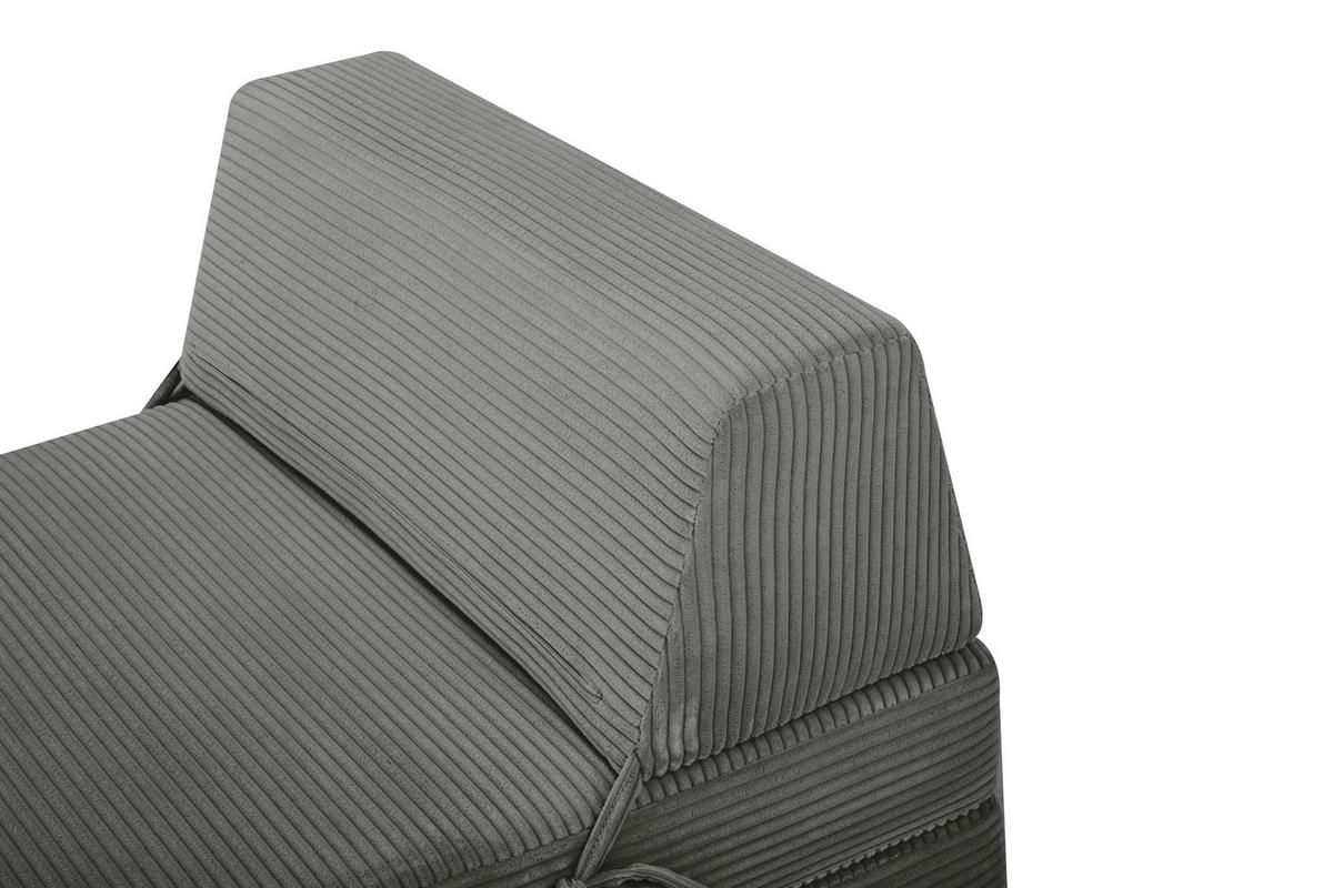 SCHLAFSESSEL in Cord Dunkelgrau  - Dunkelgrau, Design, Textil/Metall (75/58/80cm) - Livetastic