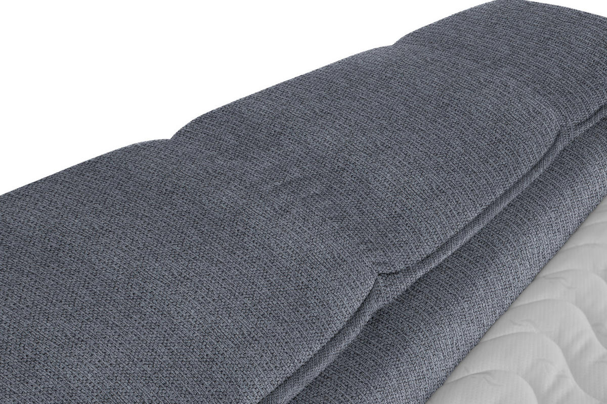 BOXBETT 120/200 cm  in Anthrazit  - Anthrazit/Schwarz, Konventionell, Holz/Holzwerkstoff (120/200cm) - Xora