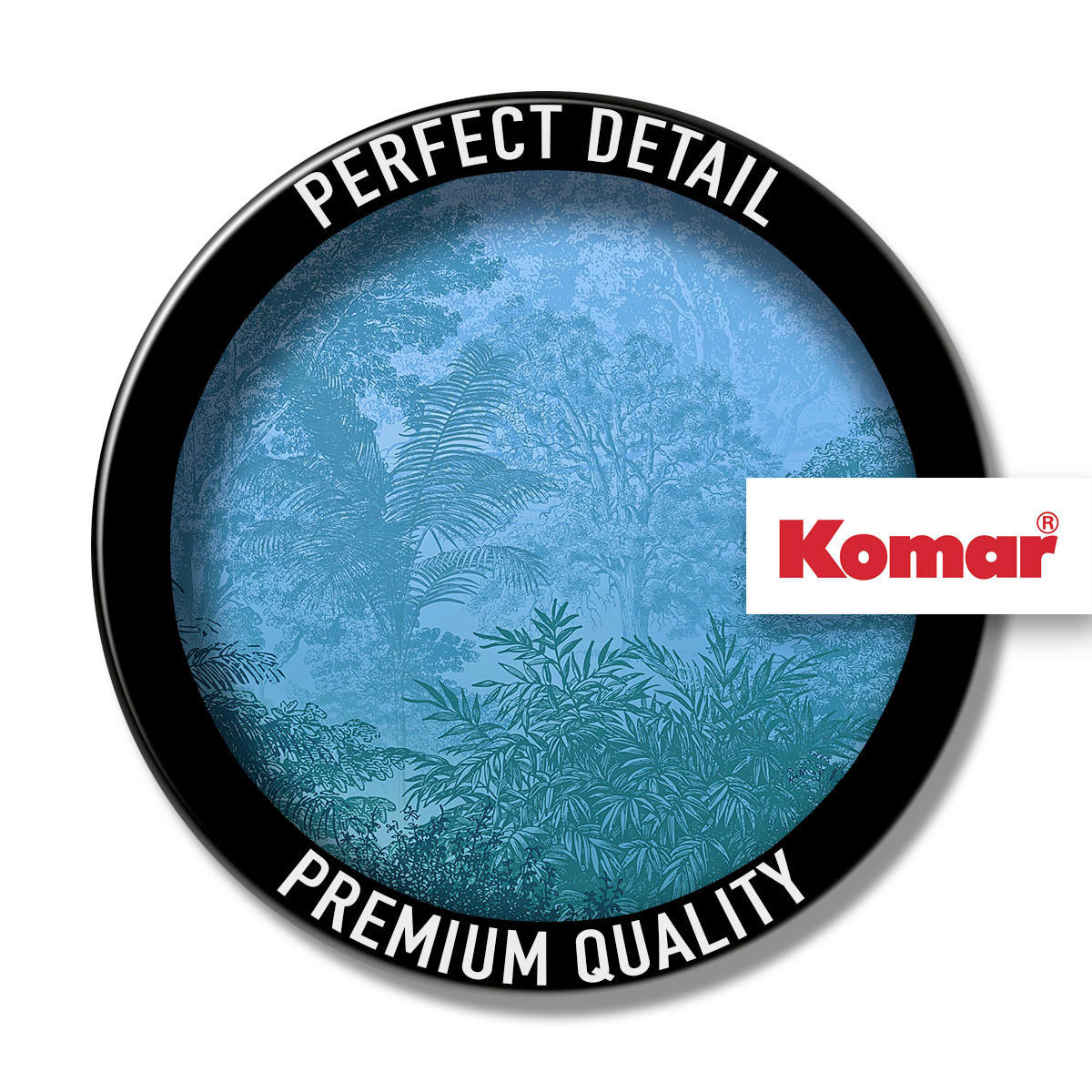 FOTOTAPET 400/280 cm  - vit/grön, Trend, papper (400/280cm) - Komar