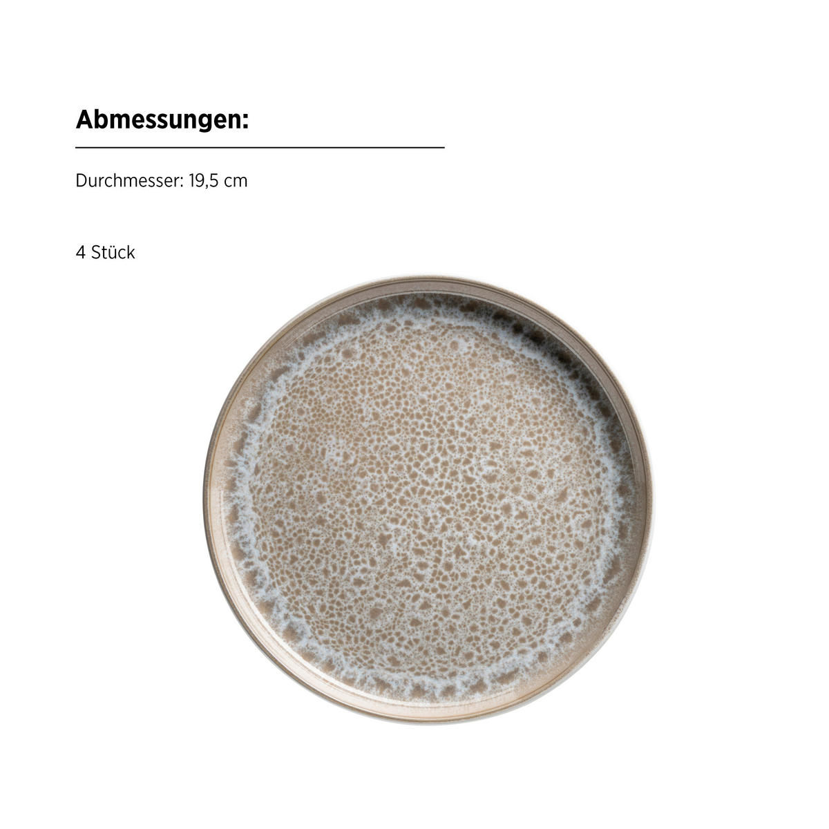 KOMBISERVICE MALEA 16-teilig  - Beige, Basics, Keramik - Mäser