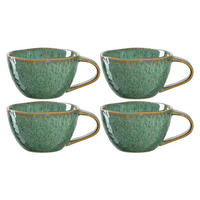 TASSENSET Matera 4-teilig  - Grün, LIFESTYLE, Keramik (290ml) - Leonardo