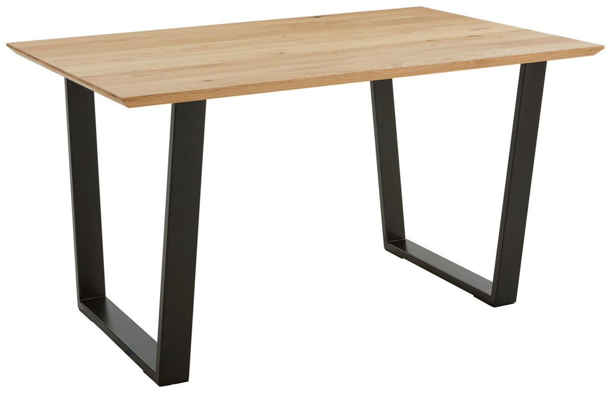 STOLOVÁ DOSKA divoký dub dyhované - farba duba, Natur, drevo (140/90/3cm) - Valdera