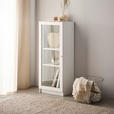 VITRINE  in Weiß  - Weiß, Basics, Glas/Holzwerkstoff (40/100/30cm) - Carryhome