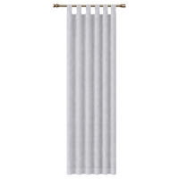 FERTIGVORHANG halbtransparent  - Grau, Basics, Textil (140/245cm)