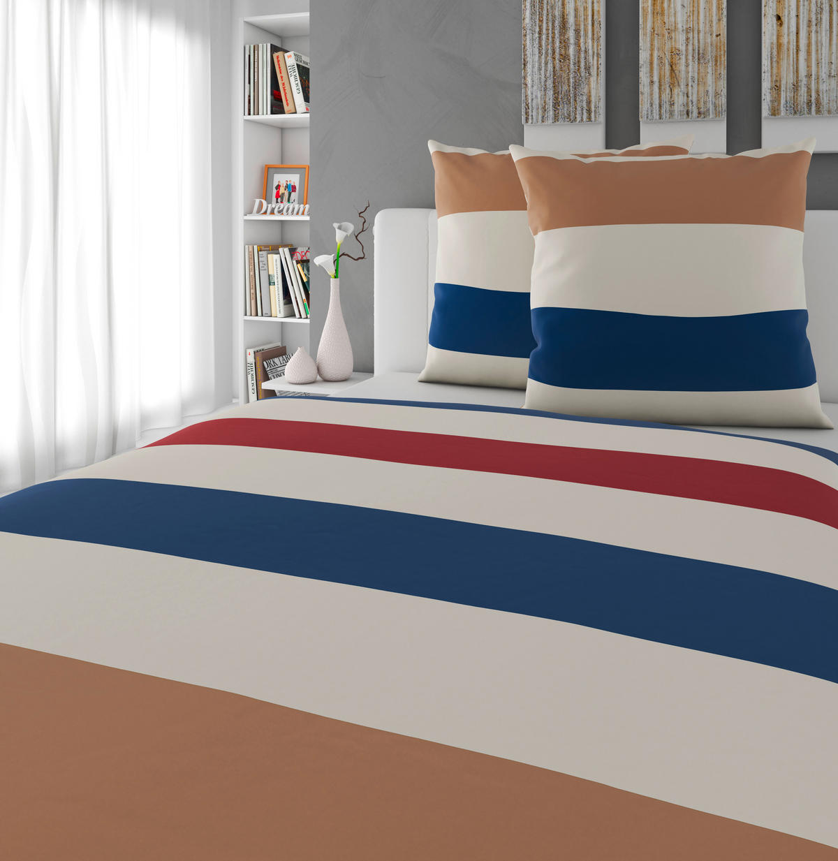 WENDEBETTWÄSCHE Renforcé 200/200 cm  - Beige, Basics, Textil (200/200cm) - Esposa