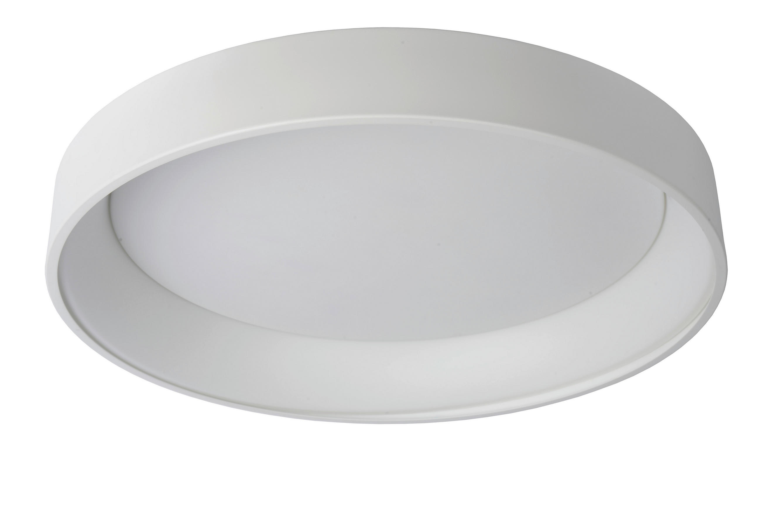 LED-DECKENLEUCHTE 80/80/13 cm   - Weiß, Basics, Metall (80/80/13cm) - Lucide