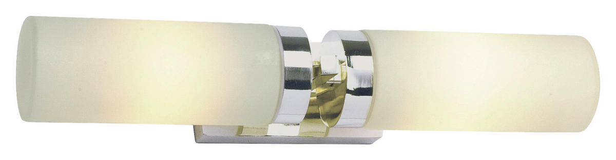 SPIEGELLEUCHTE - Silberfarben/Weiß, Basics (35.5/6.5/10cm) - Markslöjd