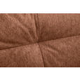 ECKSOFA Rostfarben Flachgewebe  - Rostfarben/Schwarz, Design, Textil/Metall (176/294cm) - Carryhome