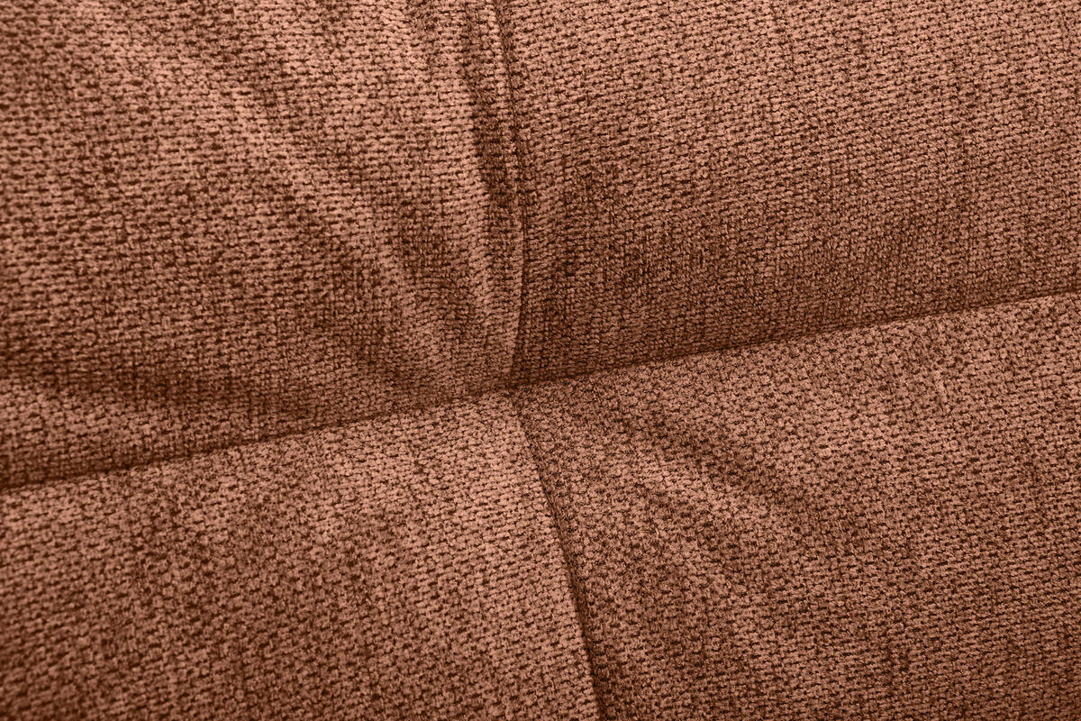 HÖRNSOFFA i flatväv rostfärgad  - svart/rostfärgad, Design, metall/textil (176/294cm) - MID.YOU