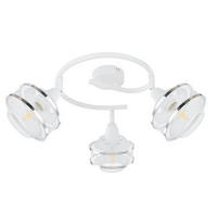 STROPNI REFLEKTOR        25/21,5 cm      E14 - barve kroma/bela, Basics, kovina (25/21,5cm) - Globo