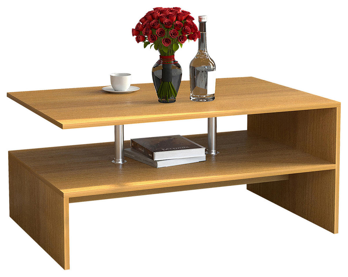 COUCHTISCH in Holzwerkstoff 90/60/42 cm  - Buchefarben, Design, Holzwerkstoff (90/60/42cm) - MID.YOU