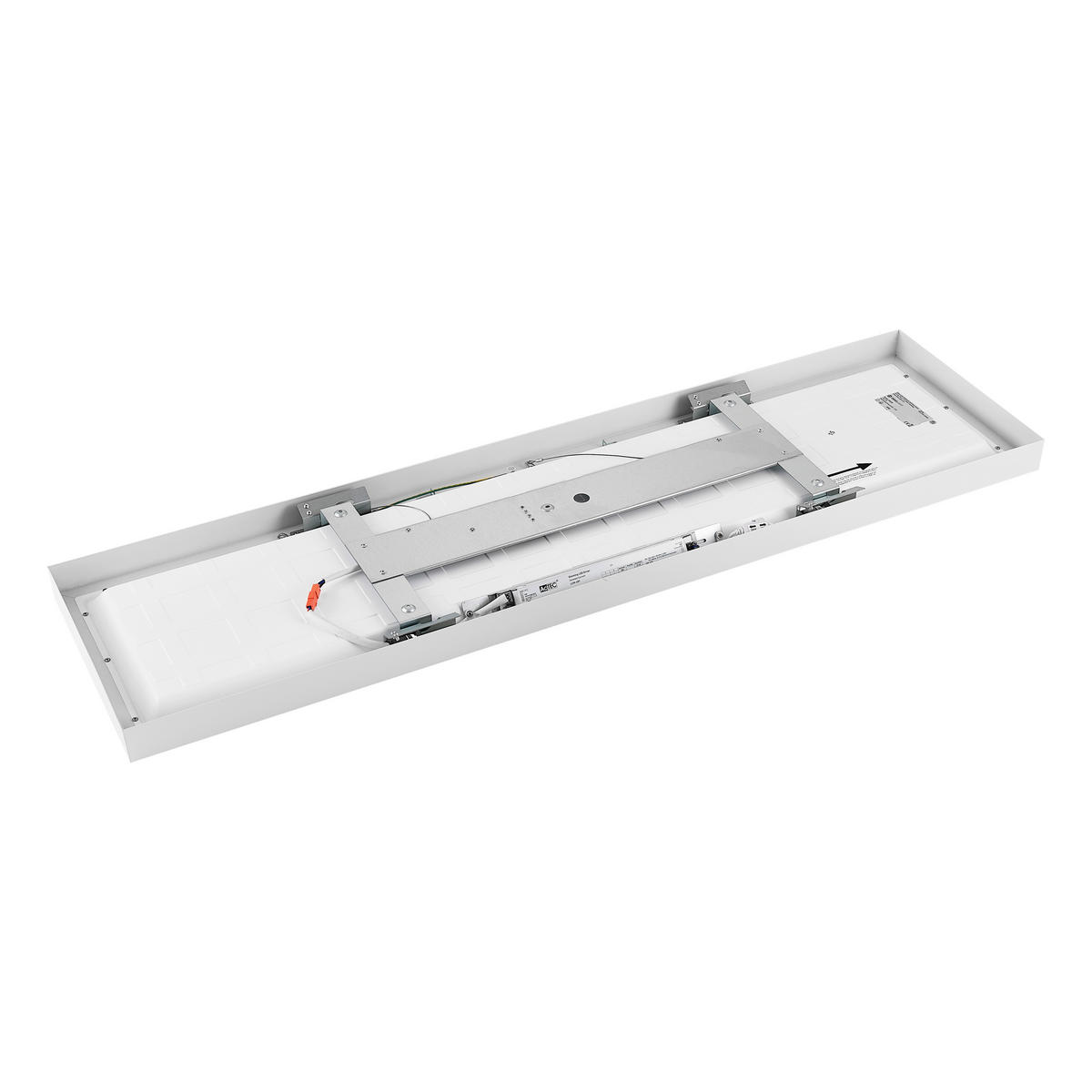 LED-PANEEL 122,5/32,5/4,8 cm  - Weiß, Basics, Metall (122,5/32,5/4,8cm)