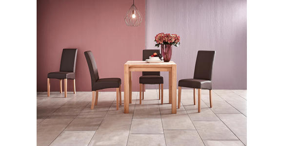 ESSTISCH in Holz 80/80/75 cm  - Buchefarben/Kernbuche, LIFESTYLE, Holz (80/80/75cm) - Carryhome