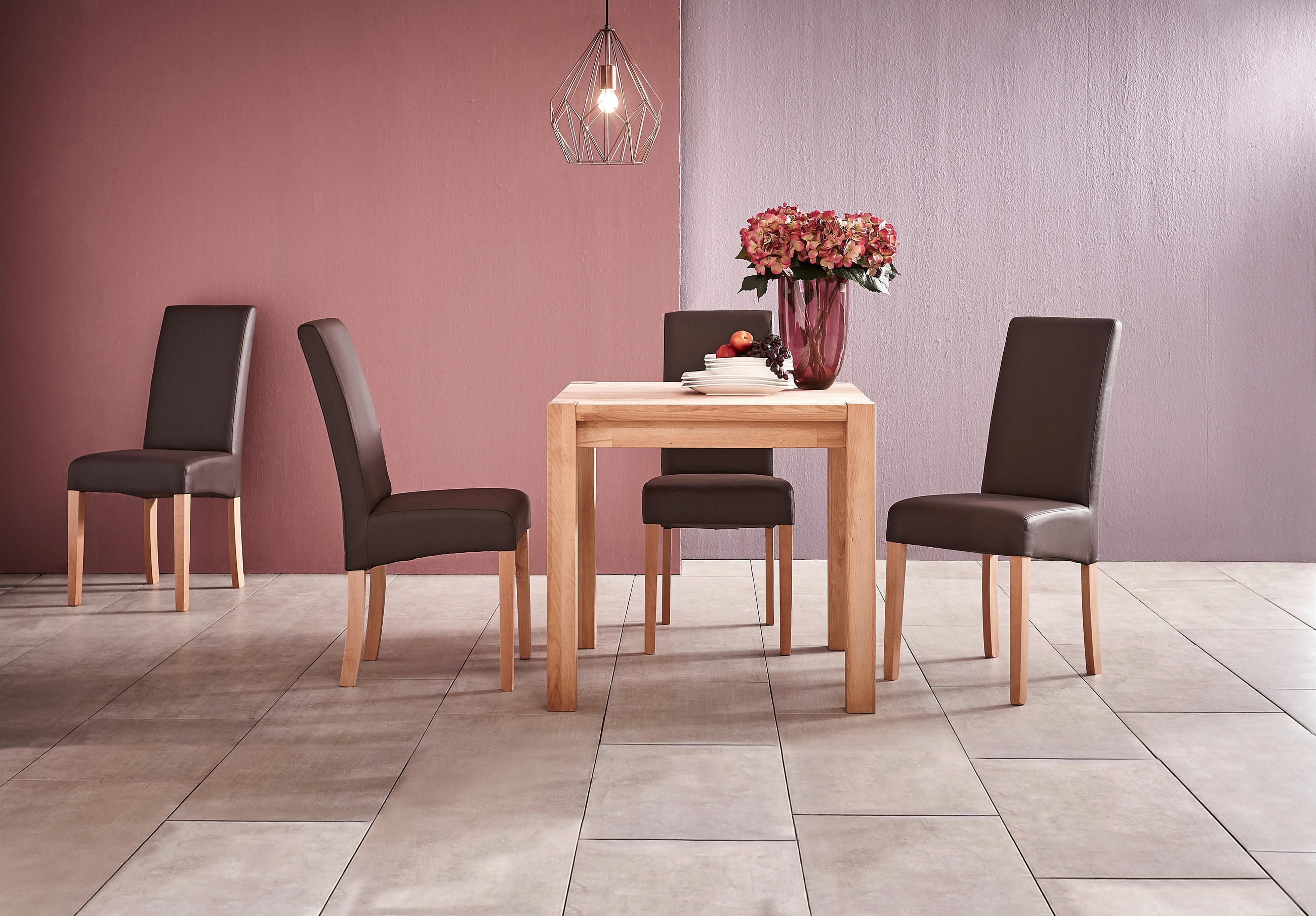 ESSTISCH in Holz 80/80/75 cm  - Buchefarben/Kernbuche, LIFESTYLE, Holz (80/80/75cm) - Carryhome