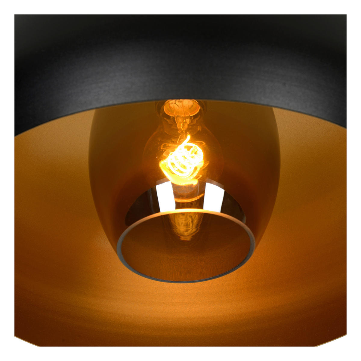 DECKENLEUCHTE SHARAN 38/38/22.5 cm   - LIFESTYLE, Metall (38/38/22.5cm) - Lucide