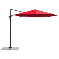 AMPELSCHIRM   - Anthrazit/Rot, Basics, Textil/Metall (352/244/300cm) - Schneider