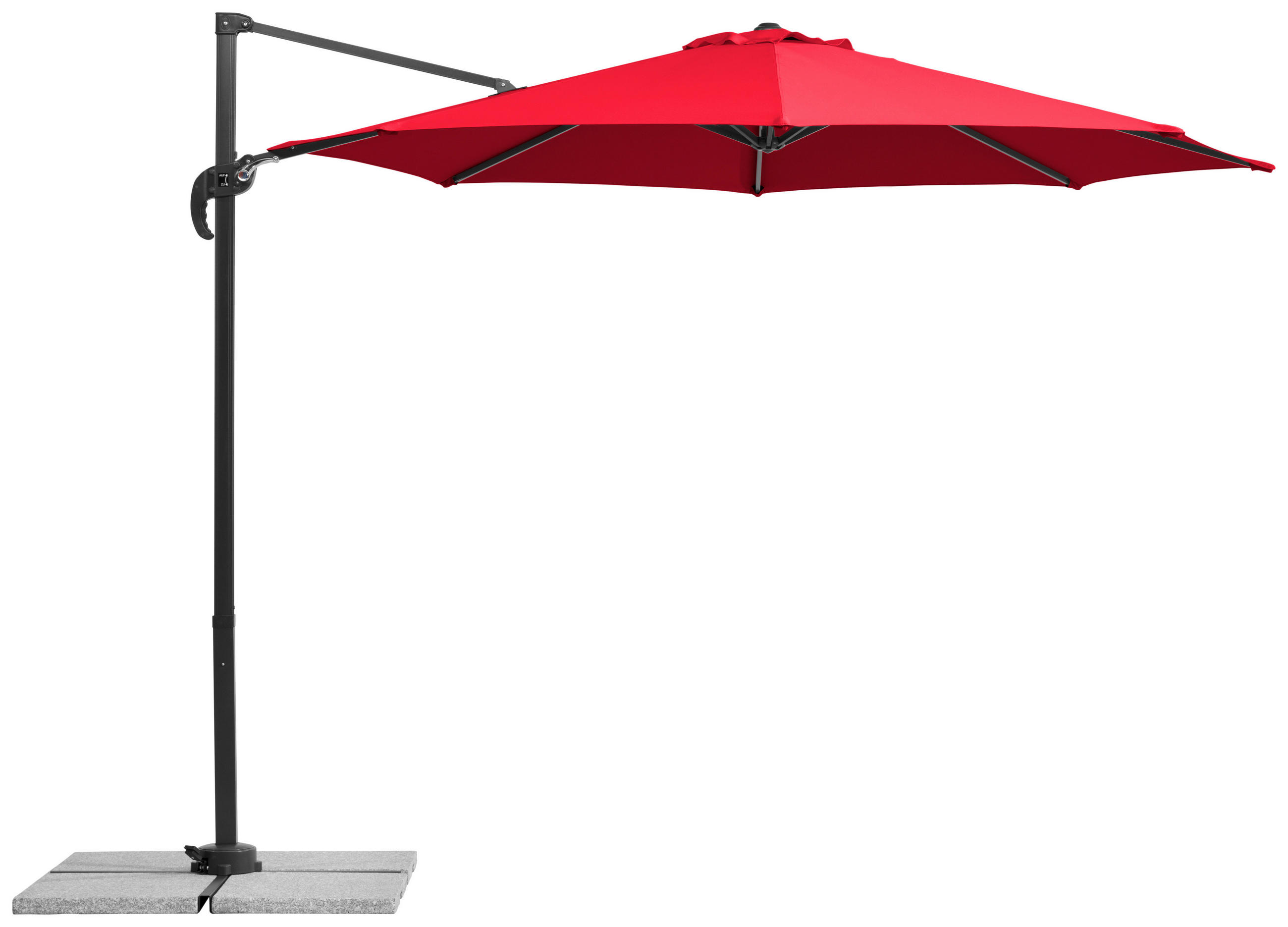XXXL BOČNÍ SLUNEČNÍK 352/244/300 cm