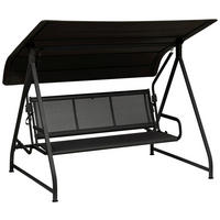 HOLLYWOODSCHAUKEL 169/189/228 cm Anthrazit, Schwarz  - Anthrazit/Schwarz, Basics, Textil/Metall (169/189/228cm) - Kettler