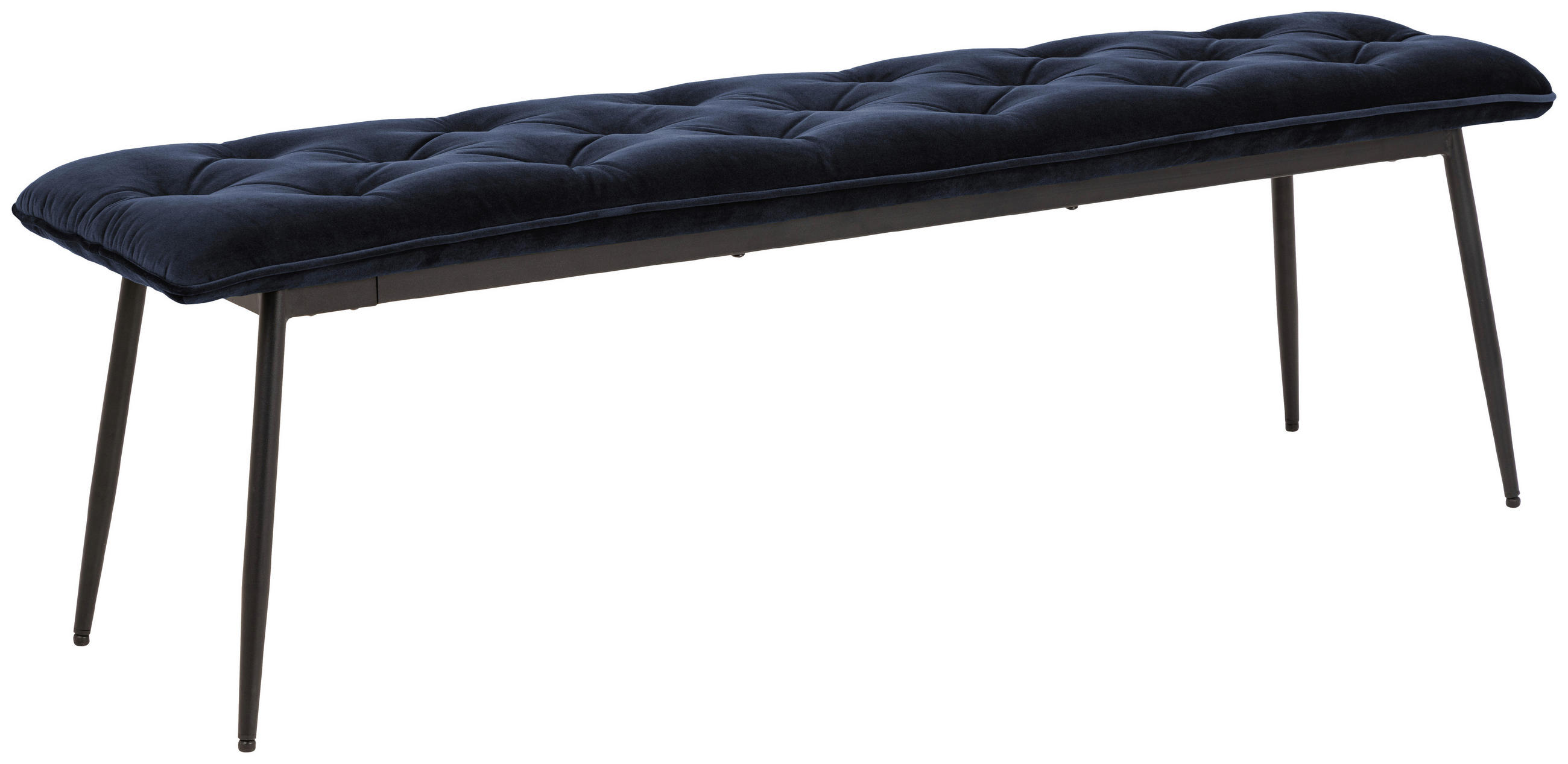 KLUPA  tamno plava  tekstil      - tamno plava/crna, Trend, tekstil/metal (159/48/38cm) - MID.YOU