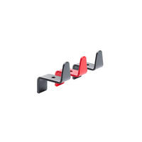 HAKEN-SET - Anthrazit/Rot, Basics, Metall (2/5/4,2cm) - Tojo