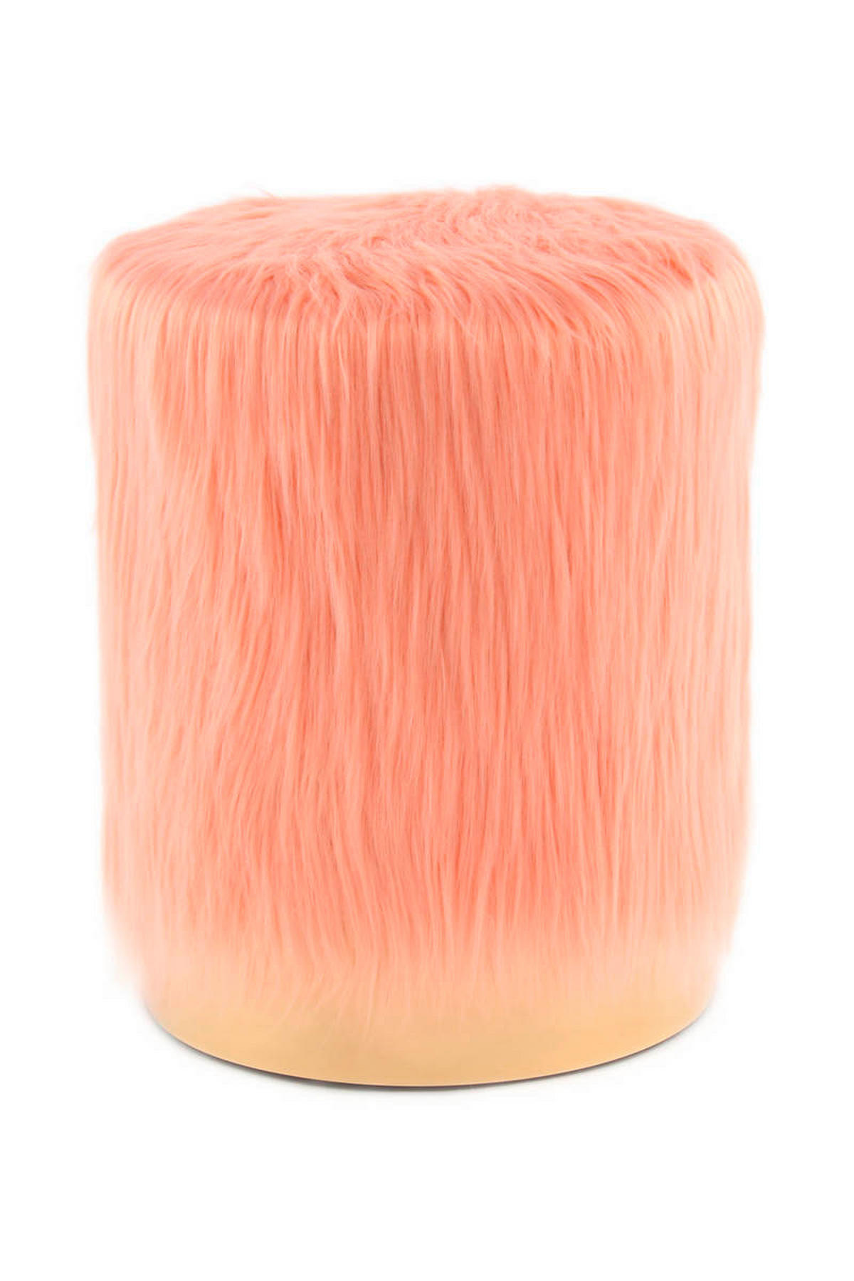 HOCKER Kiefer Orange  - Orange, Basics, Holz/Kunststoff (37/45/37cm) - Kayoom