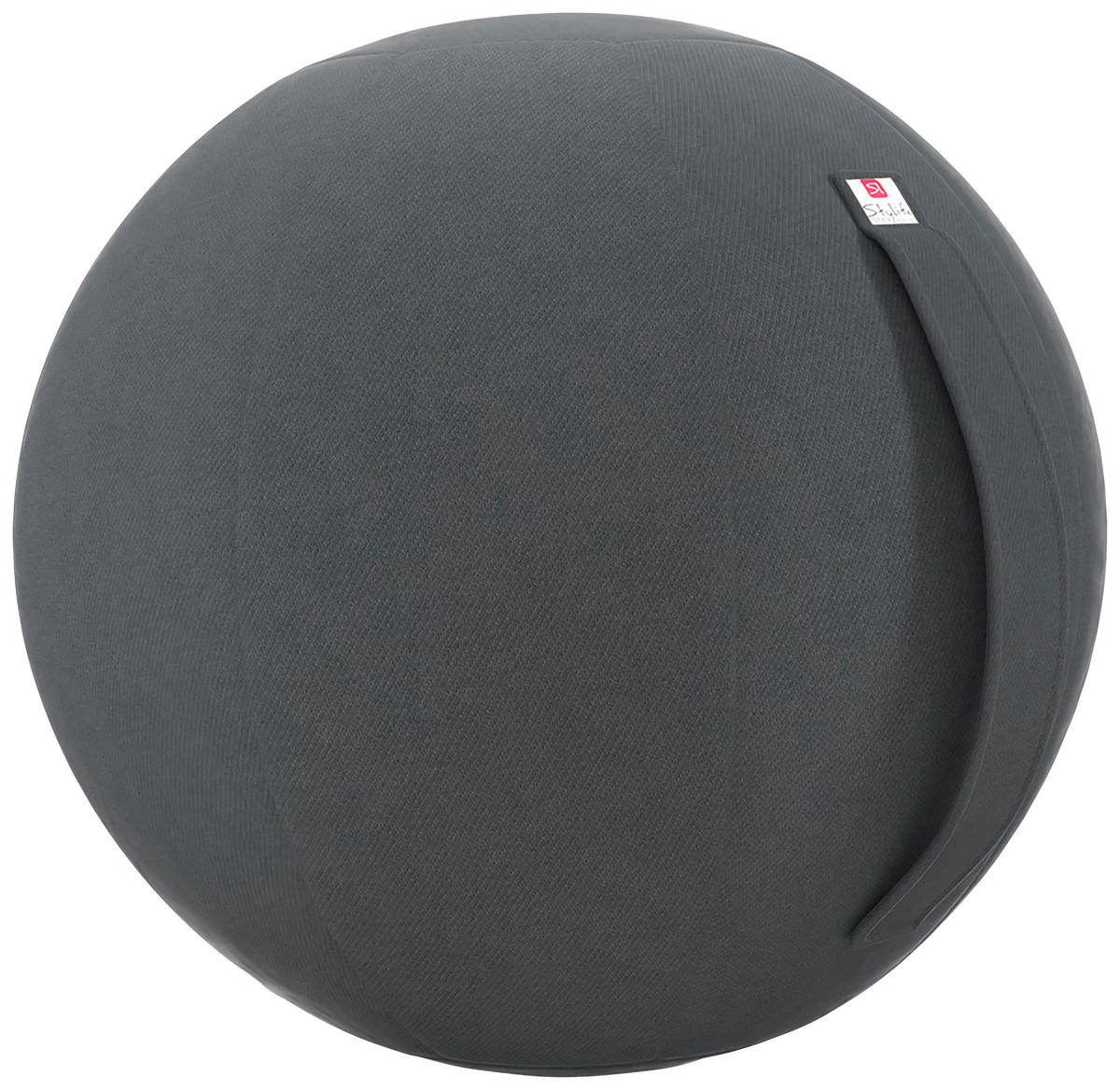 SITZBALL - Dunkelgrau, Design, Textil (65cm) - Stylife