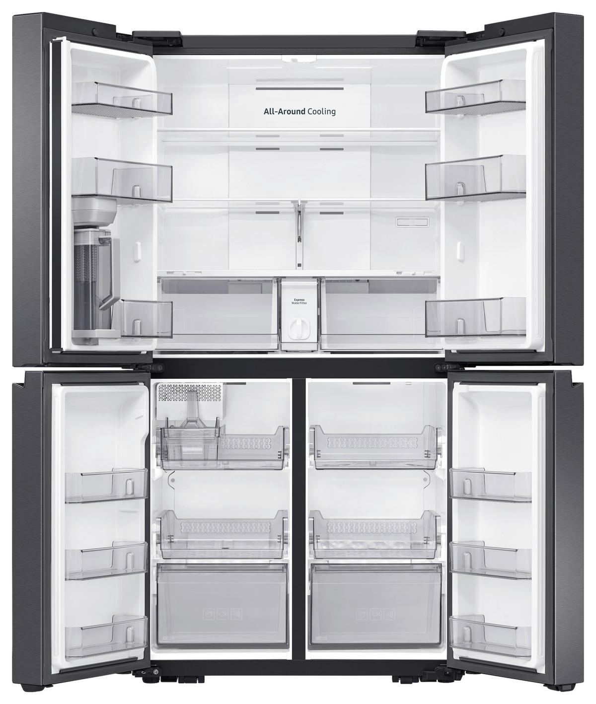 FRENCH-DOOR 91,2/177,9/72,3 cm RF59C701EB1/EG  - Schwarz, Basics, Glas/Kunststoff (91,2/177,9/72,3cm) - Samsung