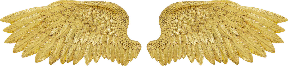 WANDDEKO Kunststoff  - Goldfarben, Design, Kunststoff (203/85,7/11,5cm) - Kare-Design