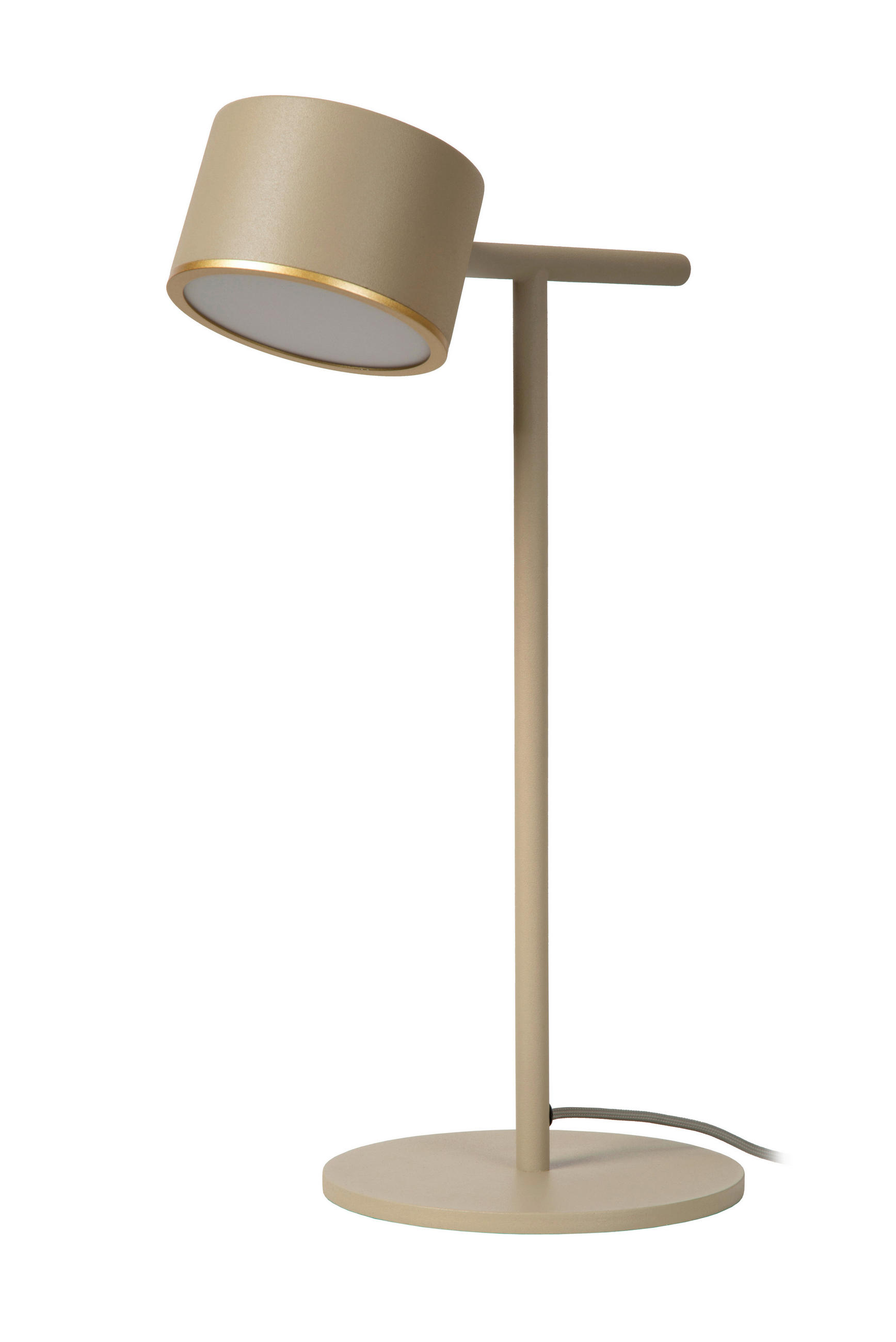 TISCHLEUCHTE 16/24.5/40 cm   - Braun, Design, Metall (16/24.5/40cm) - Lucide