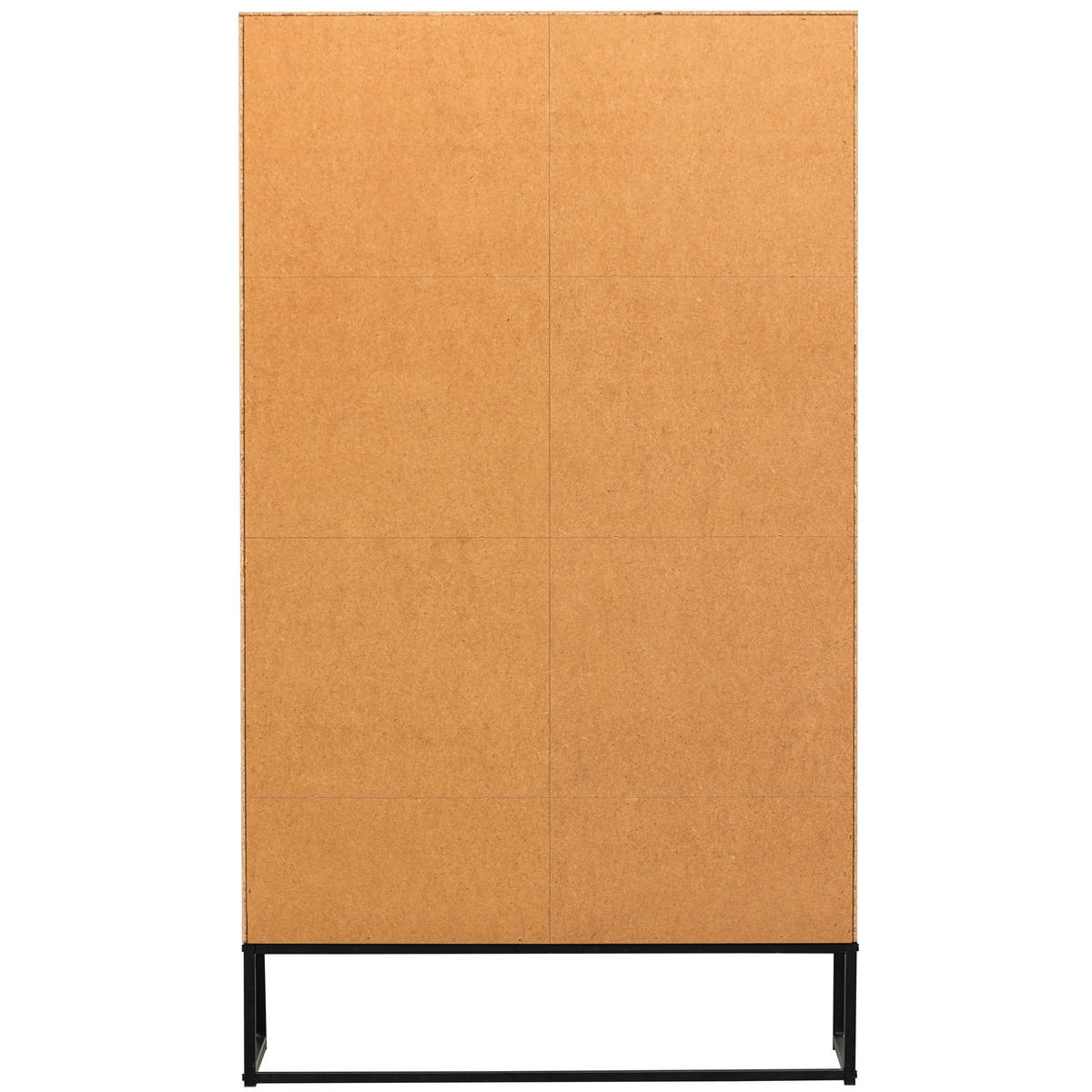 MEHRZWECKSCHRANK 85/149/36 cm  in Eichefarben  - Eichefarben/Schwarz, Design, Holz/Metall (85/149/36cm) - Livetastic