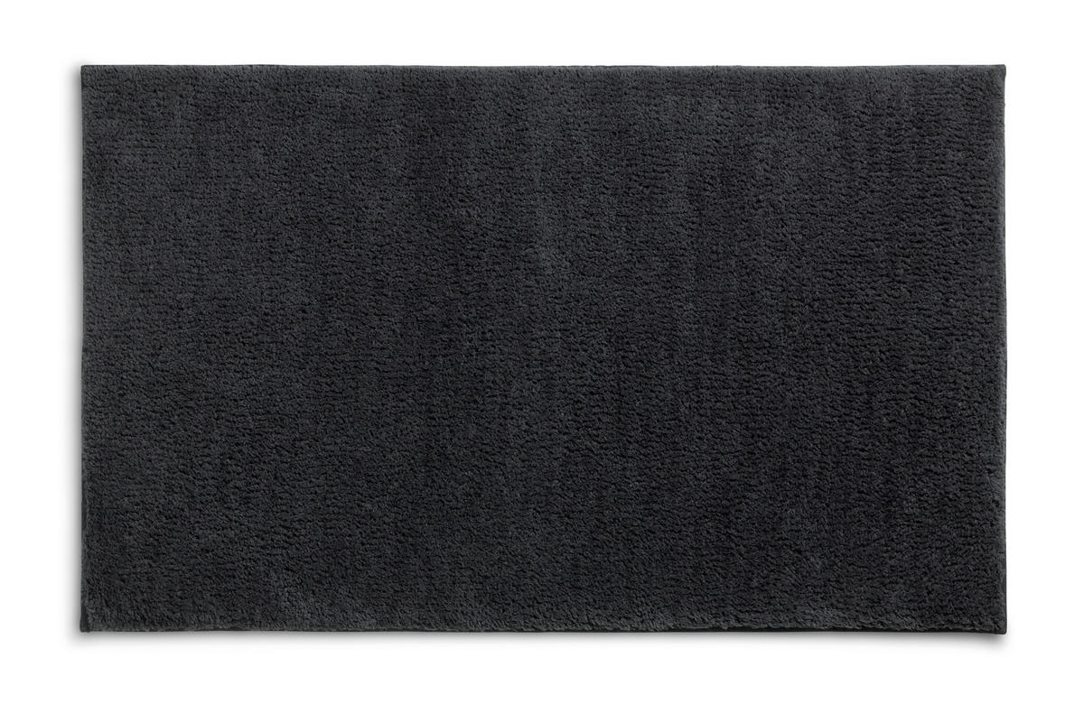 BADEMATTE Grau  - Grau, Basics, Textil (100/60/1,5cm) - Kela