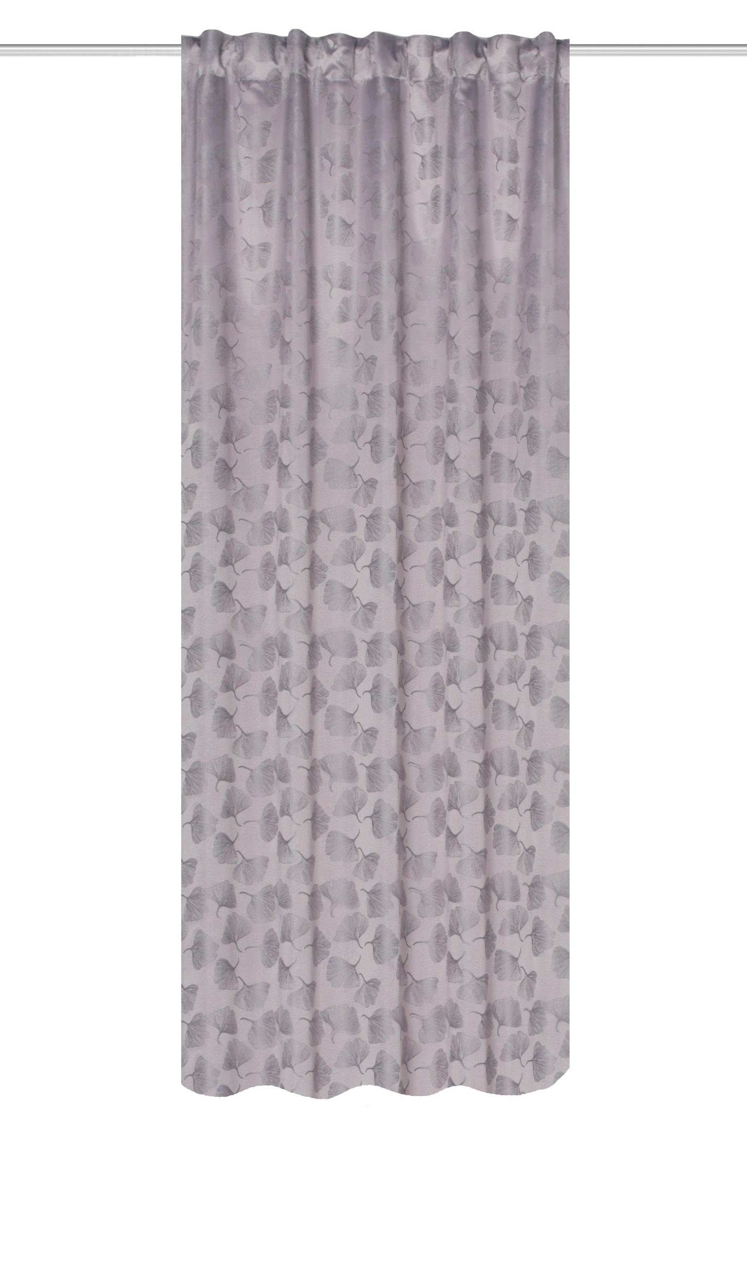 XXXLutz Fertigvorhang Gingko Grau 135x225 cm