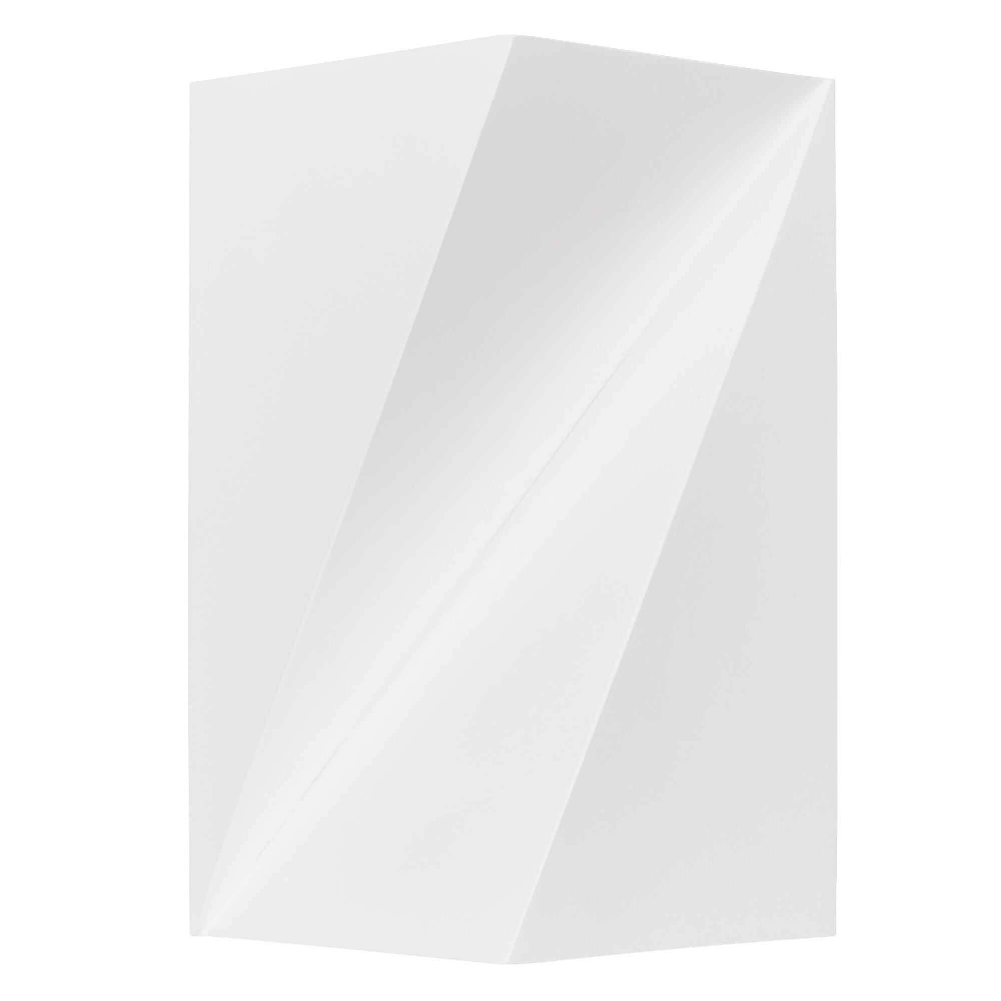 WANDLEUCHTE 15/11.5/20 cm   - Weiß, Basics, Stein (15/11.5/20cm) - Osram